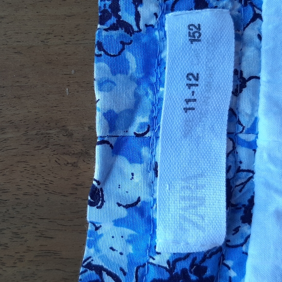 ZARA Blue Floral Skirt Youth Size 11-12 - Picture 2 of 3